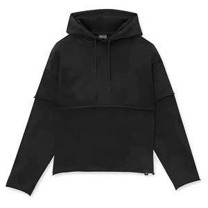 Sudadera con capucha de lavado ácido de algodón 100% para hombre, Jersey de manga doble de alta calidad, estilo Vintage lavado con piedra desteñida para invierno - Product Image 2
