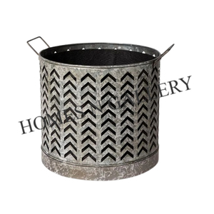 New Arrival High Quality Metal Iron Home Decoration Luxury Design Golden Finishing Flower Vase <b>Small</b> Plant Bucket <b>Pots</b> Garden - Product Image 5