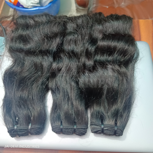 Genius Weft 12A Extensions de cheveux non traités, vierge Remy, à cuticule alignée, droite, vendeur en vrac indien, cheveux humains bruts de haute qualité - Product Image 4