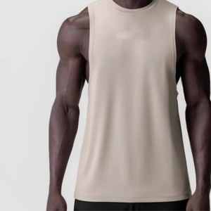 Wholesale Men's Plus Size Formal Gym Tank <b>Tops</b> Breathable 100% Cotton Cartoon Pattern Workout <b>Tops</b> Heat-Transfer Printing - Product Image 5