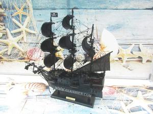 Barco de madera pirata de diseño personalizado del fabricante Gia Nhien, decoración del hogar de alta calidad, técnica pintada de Bajo MOQ - Product Image 6