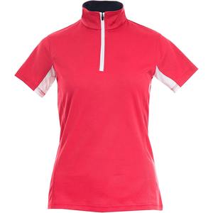 Qualité supérieure Surdimensionné Élégant Couleur Rouge À Manches Courtes Chemises De Course De Chevaux Marque Privée Technique D'été Haut Équestre - Product Image 1