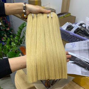 クレヨライエロー人毛ヘアバンドルエクステンション生レミーナチュラルベンダーDHLトップスタイルウェーブカラーダブルウェイト素材シルキー - Product Image 6
