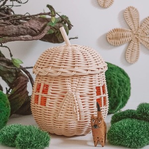 <b>Acorn</b> Natural Rattan Eco-Friendly Modern Multi-Purpose Storage <b>Basket</b> - Product Image 6