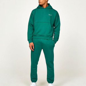 ชุดเซ็ตเสื้อฮู้ดดี้และกางเกงสตรีทแวร์คุณภาพสูง ขายส่งเสื้อผ้าสตรีทแวร์ ชุดวอร์มผ้าฝ้าย 100% สำหรับผู้ชาย - Product Image 3