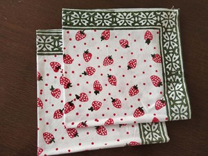 Belle serviette en coton imprimé bloc indien maison fête mariage événements Cocktail cuisine Table utilisation avec tissu lavable à la main - Product Image 4