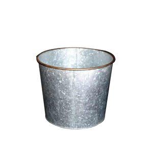 Floor Decoration Home Living Room <b>Desktop</b> Decoration Flower Pots Outdoor Indoor Planter Silver <b>Antique</b> Finishing Planter - Product Image 2