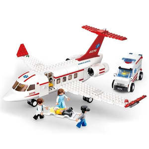 For Lego Mdicale <b>Ambulance</b> Arienne En Plastique Jouet Pour Enfants - Product Image 1