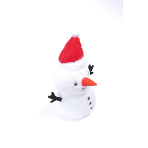 Bonhomme de neige en peluche de Noël blanc, compagnon de sommeil et de jeu, figurine décorative, cadeau unisexe, anti-allergique - Product Image 2