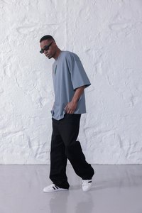 Camiseta Básica para Hombre, 100% Algodón, Tejida, Formal, Personalizable al por Mayor, Fabricada en Turquía - Product Image 2