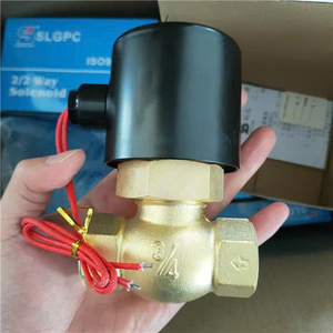OBM 12V gas solenoids van cho 3/8in áp lực năng lượng mặt trời nồi hơi an toàn AC220V valved solenoid nồi hơi nước thí điểm - Product Image 1