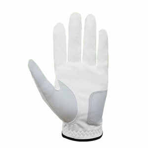 Venta directa de fábrica Guantes de golf personalizados Transpirable a todo color Cuero Cabretta Diseña tu propio logotipo Cuero genuino - Product Image 3