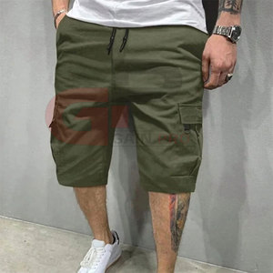Pantalones cortos de carga para hombre precio razonable servicios OEM último estilo de diseño personalizado ropa de calle pantalones cortos de carga para hombre - Product Image 3