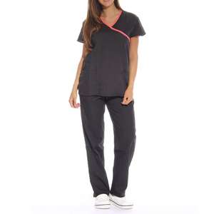 Uniforme Médico de Alta Calidad, Manga Corta, Elástico, Personalizable, Unisex, Hecho en Pakistán, Tela de Lona, en Oferta - Product Image 1