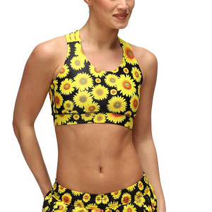 Sujetador deportivo sin costuras más vendido para mujer Sujetador de yoga transpirable con ajuste elástico Ropa activa cómoda para entrenamiento de gimnasio - Product Image 2