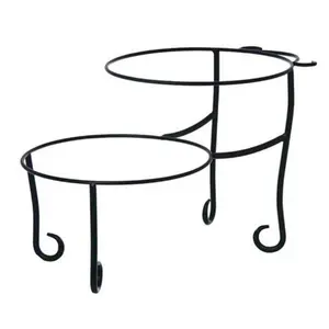 High quality metal pizza pan holder stand for cake/cupcake/dessert plate holder stand wholesale manufacture