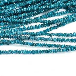 Perles brutes de diamant bleu naturel non taillées 2-3 mm en gros, perles de diamant brut sans conflit pour la fabrication de bijoux et l'exportation - Product Image 2