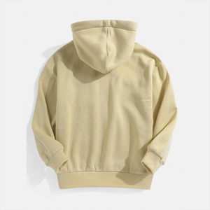 사용자 정의 도매 포켓 남성 무거운 혼합 독특한 14 Oz 까마귀 무거운 면 풀오버 - Product Image 2