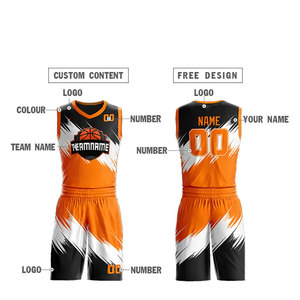 เครื่องแบบเสื้อบาสเก็ตบอลสีฟ้าชุดกีฬาผ้าโพลีเอสเตอร์แบบสั่งทำระบายอากาศได้ดีมีขนาดพิเศษ - Product Image 4