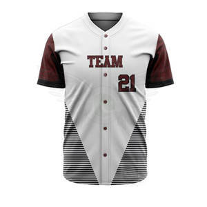 Commerce de gros meilleure qualité uniforme de baseball du Pakistan fait nouveau design uniforme de baseball - Product Image 3