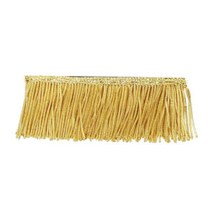 OEM Gold Bullion Wire <b>Fringe</b> Customized Metallic <b>Trimmings</b> High Quality Eco-Friendly Multifunctional Wedding Antique Gold Silver - Product Image 2