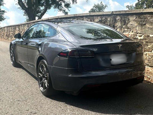 Sparkling 2024 Model S Plaid AWD Used Dark Electric Turbo Alloy Wheels Leather Navigation Remote <b>Start</b> Power Mirror - Product Image 6