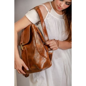 Leatherwalla Petit sac à dos de style vintage pour femme Cartable à la mode Doublé de coton Sac à dos de voyage en cuir - Product Image 3