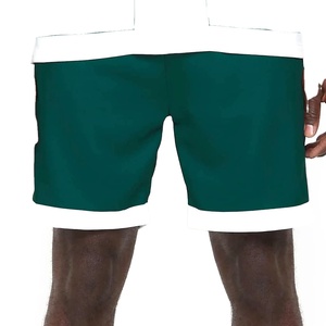 Conjunto Deportivo Personalizado de Alta Calidad, Informal, Transpirable, 100% Algodón, Verano, 2 Piezas, Camiseta y Pantalones Cortos para Hombre HS-2027 - Product Image 4