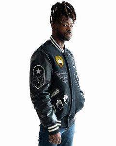 แผ่นปักลายกำมะหยี่สำหรับผู้ชายแผ่นแปะติดเสื้อเบสบอลแบบลำลองเทรนด์ทันสมัยผลิตตามสั่ง - Product Image 5