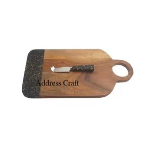 Unique Style Vegetable Cutting <b>Boards</b> Acacia Wood Cheese <b>Board</b> Customized Chopping <b>Boards</b> with Cheese Cutting <b>Tools</b> Kitchen <b>Tool</b> - Product Image 2