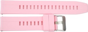 JD467 Unisex Sports <b>Watch</b> Band Lightweight Breathable Water-Resistant Pink Soft Silicone 20-22mm Stainless Steel Buckle <b>Watch</b> - Product Image 2