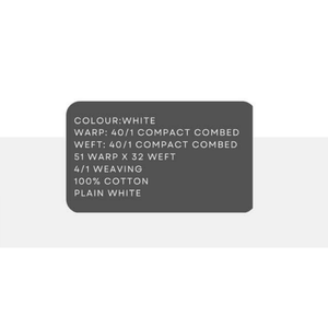 Parure de lit de luxe 100 % coton blanc, style moderne, compacte et peignée 60/1, avec housse de couette, drap et 5 taies d'oreiller pour hôtels - Product Image 5