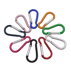 Prix usine en gros métal Clip <span class=keywords><strong>sac</strong></span> pièces <span class=keywords><strong>porte</strong></span> extérieure sport bouteille d'eau crochet 5 cm <span class=keywords><strong>gourde</strong></span> forme aluminium mousqueton <span class=keywords><strong>porte</strong></span>-clés - Product Image 4