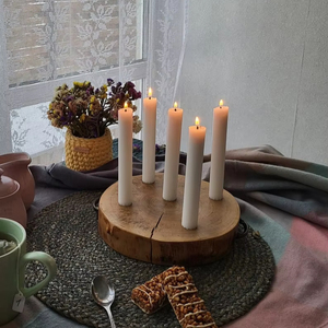 Offre en vrac à forte demande de bougeoirs en bois par les fabricants indiens - Product Image 1