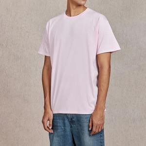 เสื้อยืดแขนสั้นคอกลมทรงหลวมลำลองผ้าฝ้ายแท้สำหรับผู้ชาย100% ฤดูร้อน - Product Image 3