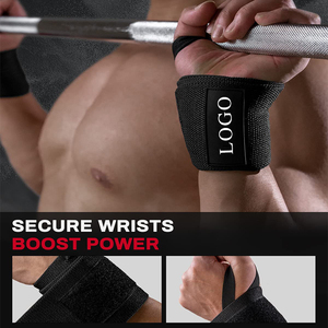 Muñequeras de neopreno de alta calidad más vendidas, nuevo diseño pesado de color personalizado para hombres, levantamiento de pesas, venta al por mayor, deportes de águila azul - Product Image 5