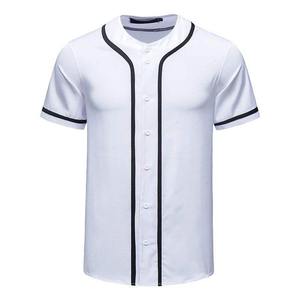 Custom Unisex Baseball Uniform Team Jersey V-<b>neck</b> Digital Print High Quality 160g Fabric Quick Dry OEM ODM Wholesale Factory - Product Image 2