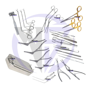 Instrumentos ENT de alta calidad 26/Uds. Juego quirúrgico de rinoplastia Gruber herramientas de cirugía plástica Wenquar con caja de esterilización - Product Image 1