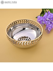 ชามเสิร์ฟอาหารตกแต่งทำมือ ชามโลหะทรงลึก ขัดเงา รูปทรงตามสั่ง สำหรับใส่อาหาร ผลไม้ - Product Image 6