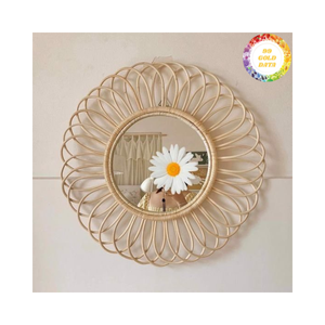 Miroir Tenture murale Vietnam Fournisseur direct à vendre Miroir en rotin-Le meilleur choix pour la décoration made in Vietnam à bas prix - Product Image 3