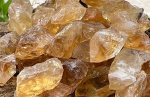 พลอยซิทรินหยาบแร่หยาบหยาบหยาบแบบไม่ผ่านการอบร้อนขนาด10-30มม. สำหรับการทำเครื่องประดับอัญมณีหยาบ - Product Image 2