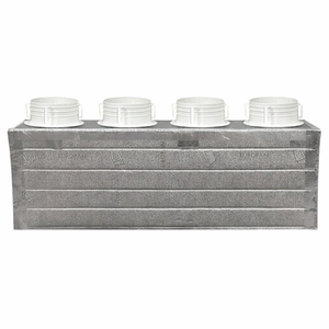 Plénum en polyuréthane expansé à 4 voies avec 4 raccords annulaires de 160 mm - Product Image 2