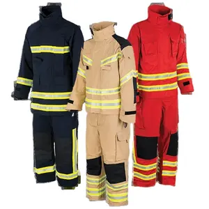 NFPA1971 Aramide Nomex PBI Bunker gear Pompier costume Pompier Uniforme de lutte contre l'incendie