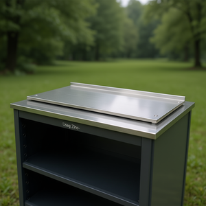 Couverture supérieure en tôle d'acier zinguée Usag pour armoires à outils - Product Image 3