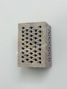 Caja tallada de esteatita tallada, diseño Jali, caja decorativa india de mármol, hermoso diseño y joyero - Product Image 3