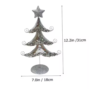 Exclusive & Wholesale Custom Decoration Metal <b>Christmas</b> <b>Stocking</b> Holder Manufacturer X-Mas Tree Shaped Metal Ornaments Available - Product Image 5