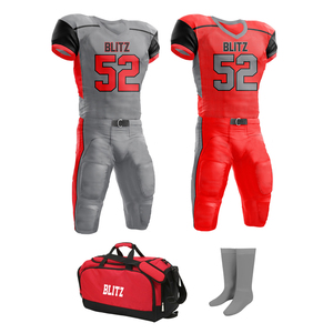 Wholesale Retro American <b>Football</b> Wear High Quality Men's Team Rugby Uniform <b>Short</b> Sleeve Breathable Printed Set with Bags <b>Socks</b> - Product Image 5