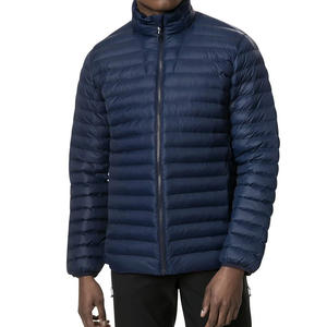Precio al por mayor de los hombres de abajo abrigo cálido logotipo personalizado de invierno al aire libre de los hombres de burbujas chaqueta con aislamiento - Product Image 3