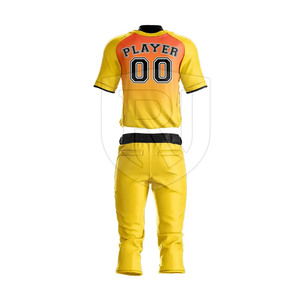 Ensembles d'uniformes de baseball et de softball personnalisés de haute qualité, respirants, anti-humidité, séchage rapide, 100% polyester, prix raisonnable - Product Image 2