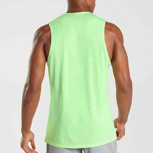 Custom Design Sublimation Breathable Eco-Friendly Quick Drying <b>Stretch</b> Fabric Sleeveless Fitness Sports Running Casual Tank Top - Product Image 2
